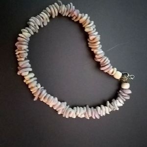 Purple shell bracelet